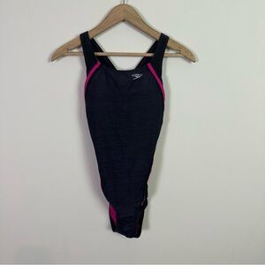 Speedo Quantum Splice One Piece Swimsuit Women Size 6